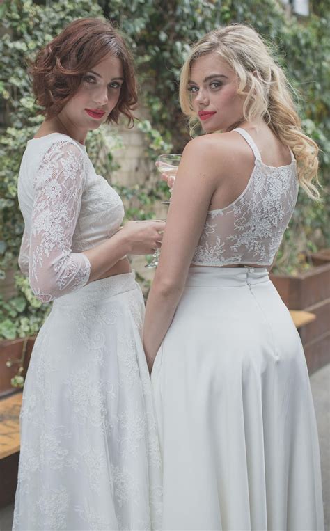 lesbian wedding dress ideas